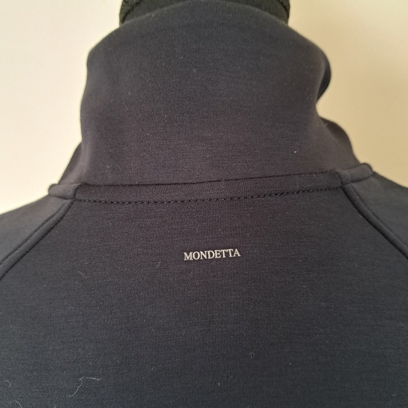 New! Mondetta Full Zip Active Jacket Women's XS Black Luxe Casual Top - Picture 11 of 14